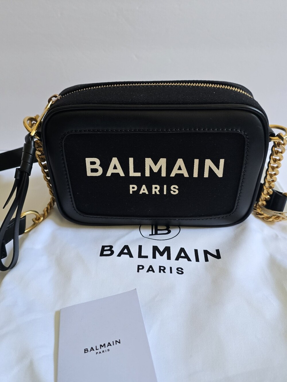 Balmain B-Army Small Camera Bag Black